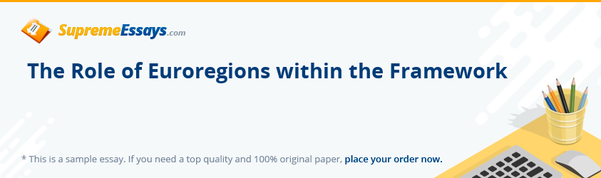 The Role of Euroregions within the Framework