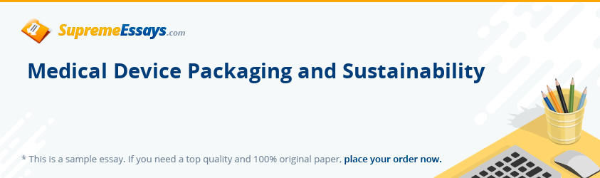 Medical Device Packaging and Sustainability