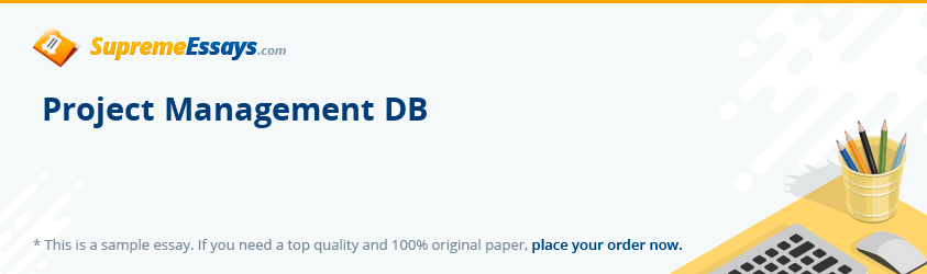 Project Management DB