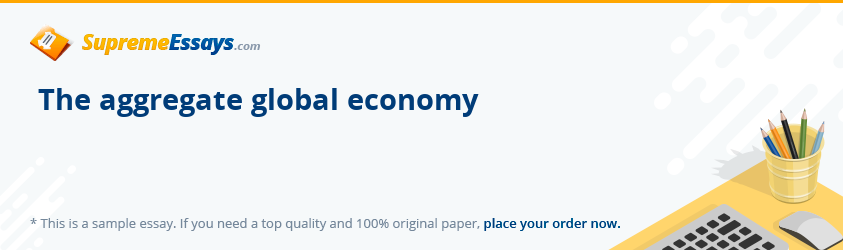 The aggregate global economy