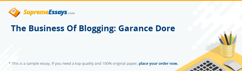 The Business Of Blogging: Garance Dore