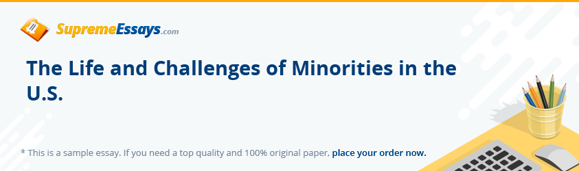 The Life and Challenges of Minorities in the U.S.